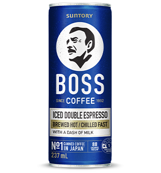 Can of Suntory Boss Coffee Iced Double Espresso