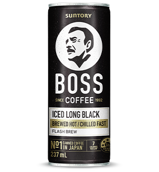 Can of Suntory Boss Coffee Iced Long Black