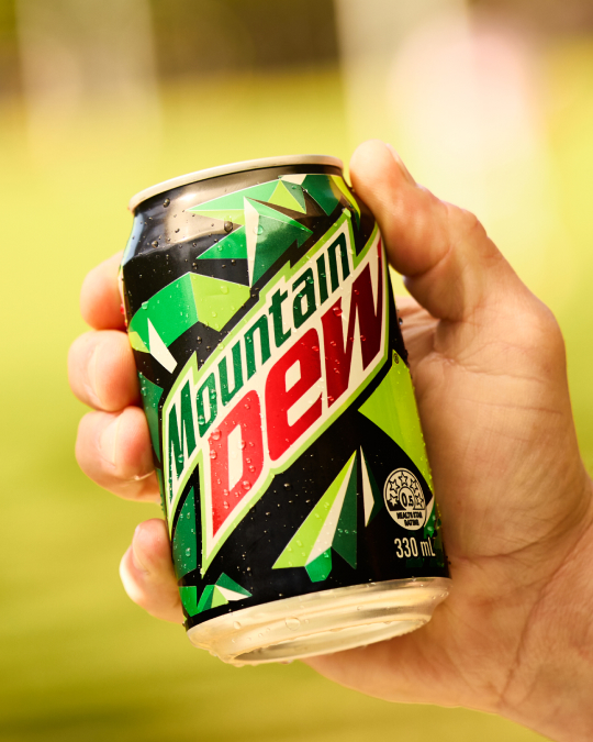 Can of Mountain Dew