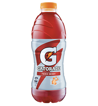 Bottle of Gatorade Fierce Berry