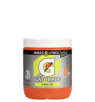 Container of Gatorade Lemon Lime Powder