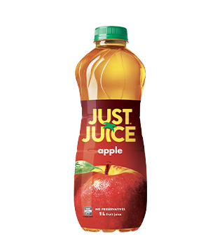 Bottle of Just Juice Apple