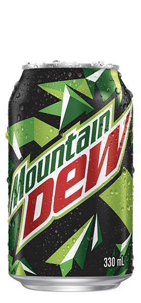 Can of Mountain Dew