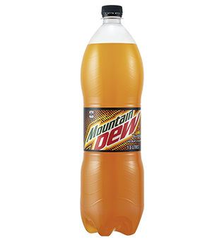 Bottle of Mountain Dew Livewire