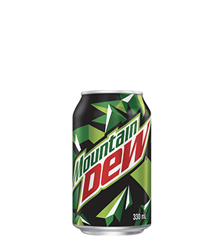 Can of Mountain Dew