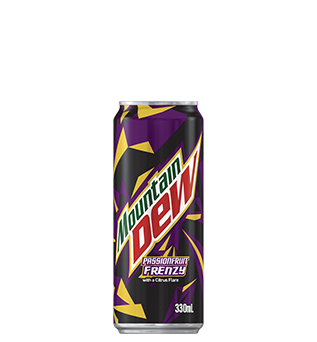 Can of Mountain Dew Passionfruit Frenzy