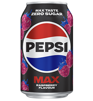 Can of Pepsi Max Raspberry