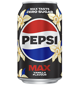 Can of Pepsi MAX Vanilla