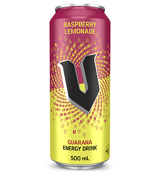 Can of V Energy Raspberry Lemonade