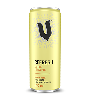 Can of V Energy Refresh Citrus Lemonade