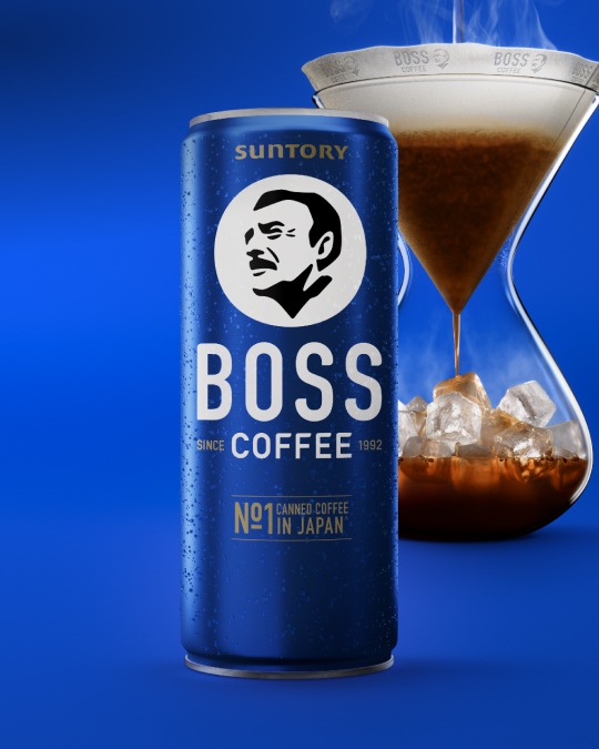 Can of Suntory Boss Coffee