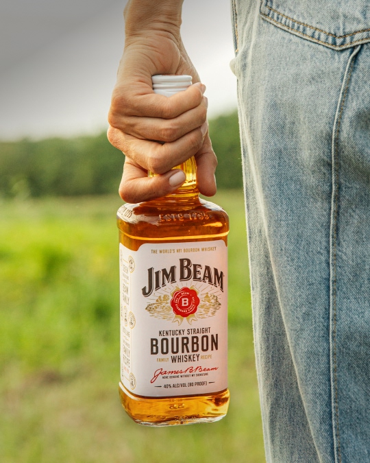 Bottle of Jim Beam