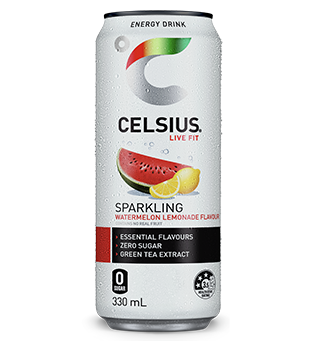 Can of Celsius Sparkling Watermelon Lemonade