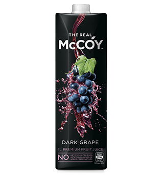 Carton of The Real McCoy Dark Grape