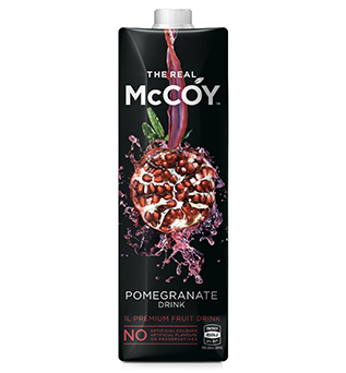 Carton of The Real McCoy Pomegranate