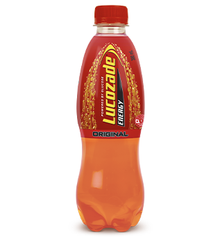 Bottle of Lucozade Original